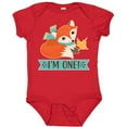 thumbnail image 3 of Inktastic 1st Birthday Woodland Fox 1 Year Old Boys or Girls Baby Bodysuit, 3 of 5