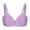 Purple, variant on EOYWHK 1PC Bras for Women Big Bust, Woman's Embroidered Glossy Comfortable Breathable Bra Underwear No Rims