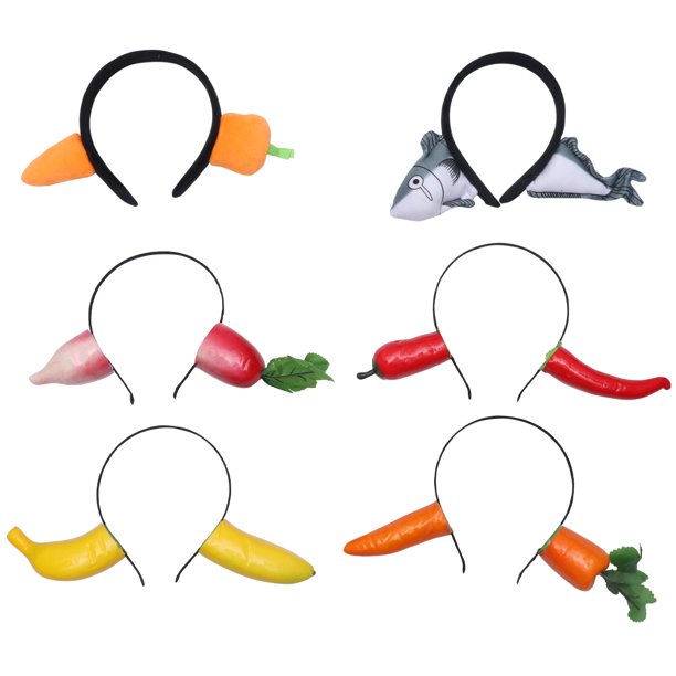 KAKOWELY 6 tocados de fiesta creativos y divertidos para el cabello (5 estilos)