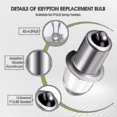 thumbnail image 3 of Krypton Replacement Bulb Bayonet Base for 3D/4D Flashlights, 6-Volt 0.75A, 3-Pack, 3 of 5