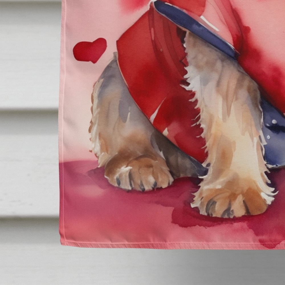 Norfolk Terrier My Valentine House Flag 28 in x 40 in