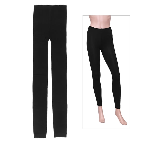 ADDHAT Leggings Negros Térmicos Para Mujer Con Elasticidad Y Estilo Delgado