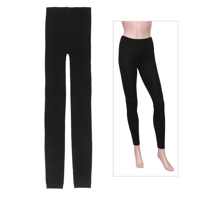 ADDHAT Leggings Negros Térmicos Para Mujer Con Elasticidad Y Estilo Delgado