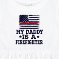 thumbnail image 4 of Inktastic Fireman Daddy is a Firefighter Girls Baby Dress, 4 of 5