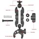 thumbnail image 3 of Motorcycle Riding Clip Fixed Bracket Flexible Adhesive Base Accessories Kit for Action Camera, 3 of 5
