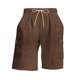 thumbnail image 4 of pstuiky Pantalones cortos para hombre, Pantalones cortos versátiles de color sólido con múltiples bolsillos y cintura elástica con cordón para hombre Pantalones cortos de golf, 4 of 5