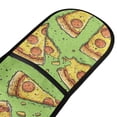 thumbnail image 2 of Dailycode Double Sided Oven Mitt with Loop Heat Resistant Kitchen Long Potholders 7" x 35" Pizza Doodle, 2 of 6