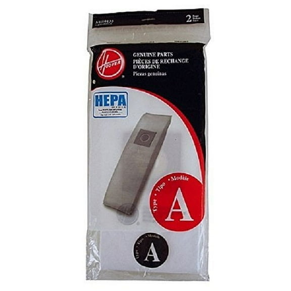 Replacement Part For Hoover Upright Vacuum Bags Type A Hepa Bag 2 Pk # AH10135, 43655126