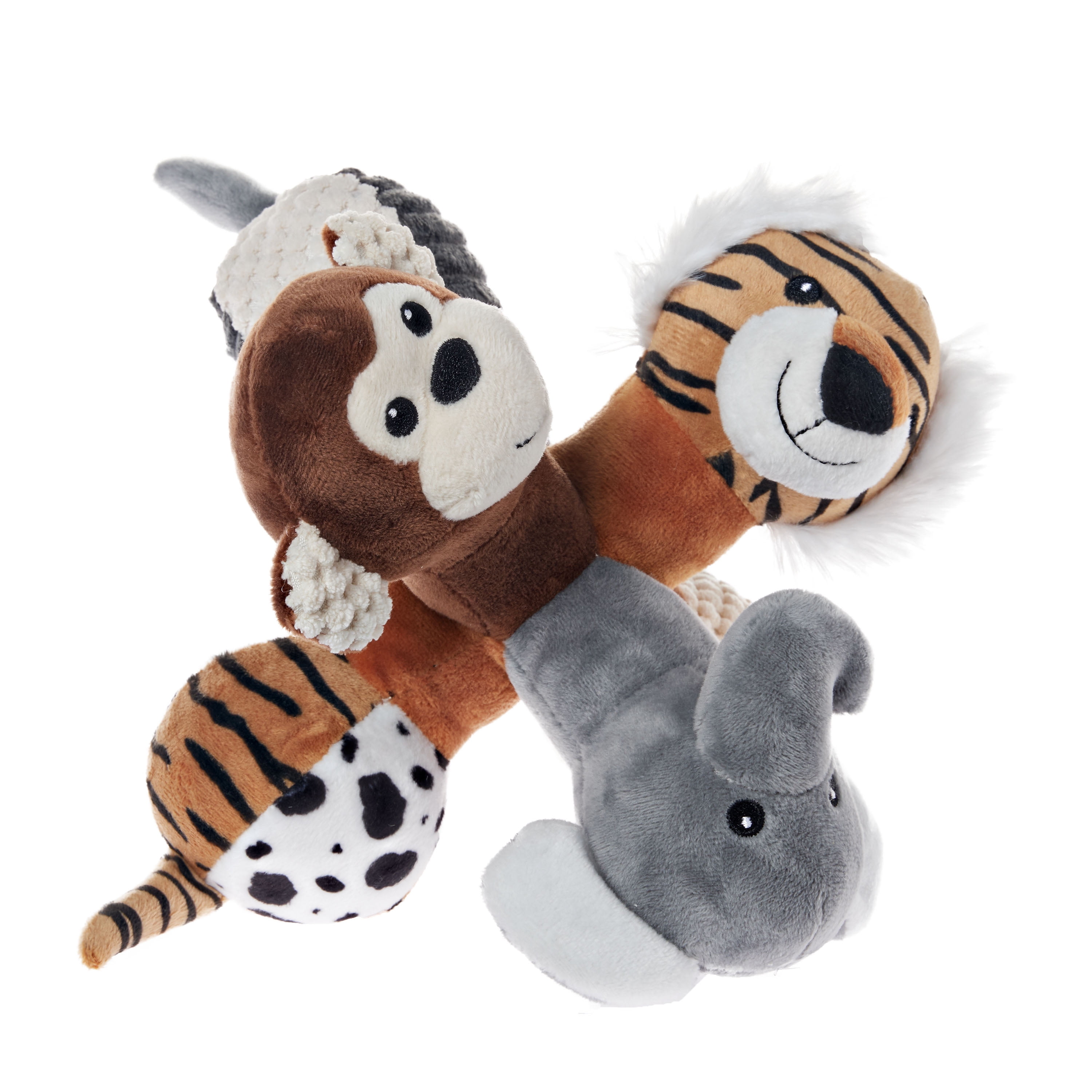 Vibrant Life Cozy Buddy Dog Toy, Plush Animal Jack, Medium