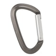 thumbnail image 4 of Carabiner Clip Climbing Safety Lock Aluminium Alloy D Shaped for Hammock Keychain Grey Body Silver Rod Quick Release, 4 of 5