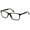 Bifocal - Black, variant on Men XL wide reading glasses clear lens optical reader Anti Blue Blocker UV 150mm BIFOCAL +2.50