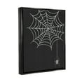 thumbnail image 3 of Stupell Industries Dangling Spider Web Insect Graphic Art Jet Black Floating Framed Canvas Print Wall Art, Design by Taylor Shannon Designs, 3 of 6