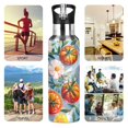 thumbnail image 7 of Yayeee 20oz Insulated Water Bottle Double Wall Stainless Steel with Flip Straw Lid, Watercolor Tomatoes, 7 of 7
