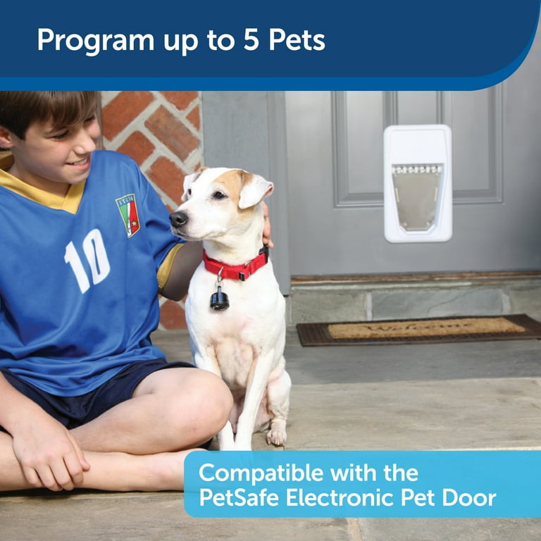 Electronic doggy door with collar 2025