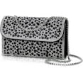 thumbnail image 2 of Evening Bag for Women Sparkly Shoulder Bag Rhinestone Clutch Purse with Detachable Chain, 2 of 8