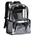 thumbnail image 1 of Mochila transparente Vorspack extra grande de PVC transparente negro, 1 of 6