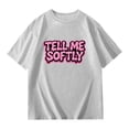 thumbnail image 4 of Bobifish girls t-shirts Stylish Graphic Letter Print tee tops Casual T Shirt For Girls Comfortable Daily Wear Soft Blend tshirts, 4 of 4