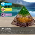 thumbnail image 5 of Luxtrada Amethyst Crystal Sphere Orgonite Pyramid Obsidian Chakra Energy Orgone Stone, 5 of 8