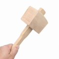 thumbnail image 1 of Ice Mallet And Bag - Wood Hammer And Canvas Bag For Crushed Ice, 1 of 4