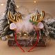 thumbnail image 2 of 2 uds decoraciones navideñas terciopelo asta campana cabeza hebilla diadema accesorios para el cabello vestido de fiesta para niños, 2 of 3