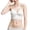 White, variant on Womens Strappy Low Back Bra Deep V Low Cut Backless Bralette Convertible Straps Halter Bra