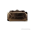 thumbnail image 4 of Michael Kors Manhattan Medium Mocha Leather Top Handle Satchel Bag, 4 of 5