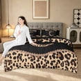 thumbnail image 5 of Homewish Princess Initial C Letter Bedding Comforter Set 7pcs for Girls Women, Fashion Bowknot Monogrammed King Bedding Sets, Black Reversible, 5 of 9