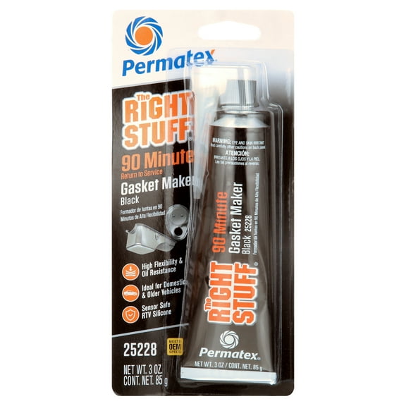 Permatex Right Stuff Black 90 Minute Silicone Gasket Maker - 75228