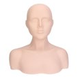 thumbnail image 2 of Makeup Mannequin Head, PVC Mannequin Head with Shoulder  for  for Eyelash Extensions, 2 of 7