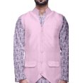thumbnail image 4 of Atasi Cotton Mens Kurta Pajama With Jacket Indian Mandarin Ethnic Wear Set, 4 of 5
