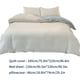 thumbnail image 3 of Bedding Set 4 Piece | Soft Washed Polyester Comforter Set | Reversible Modern Style | Gray Orange Blue Pink | Breathable Durable Easy Care | Fits 70.86"x86.61" to 90.55"x90.55" Beds | 1235g, 3 of 6