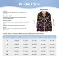 thumbnail image 5 of Cauagu Colorful Floral2 Print Sun Protection Jacket for Teen,Full-Zipper Long Sleeve Sun Shirts with Pockets UV Hoodie Shirts Outdoor Athletic Jacket-X-Large, 5 of 7