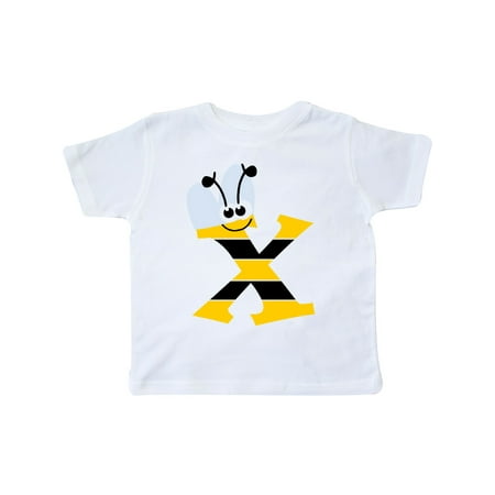 

Inktastic Cute Bee Initial X Gift Toddler Boy or Toddler Girl T-Shirt