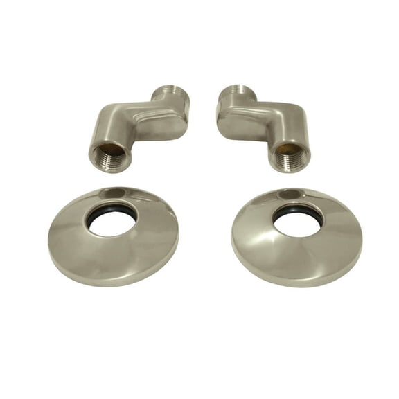 Kingston Brass KSEL213SN Swivel Elbow for Wall Mount Kitchen Faucet KS213, KS214 & KS265, Satin Nickel