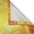 thumbnail image 3 of Ambesonne Orange Kitchen Curtains, Circles Dots Sunburst, 55"x39", Orange Yellow White, 3 of 3