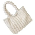 thumbnail image 3 of Masteelf MLINS Plush Tote Bag Fluffy Shoulder Bag with Large Capacity for Women Fuzzy Style, 3 of 8