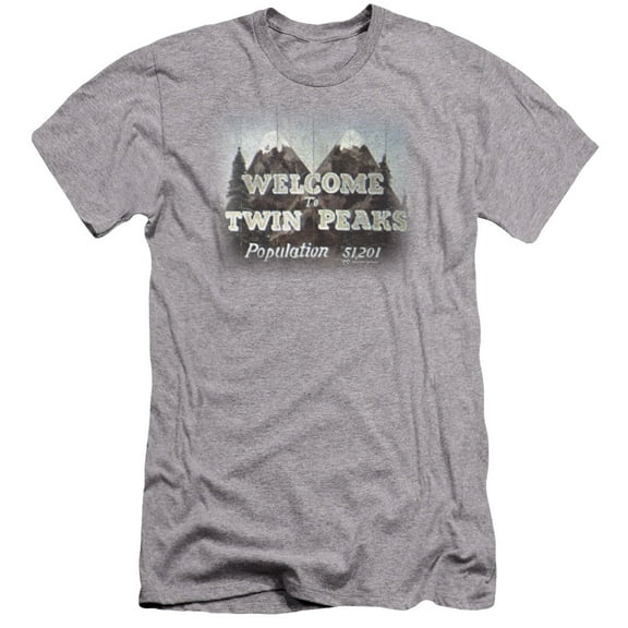 Twin Peaks - Welcome To - Premium Slim Fit Short Sleeve Shirt - Small