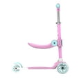 thumbnail image 6 of GOTRAX BoblooPro 3-Wheel Light-Up Kick Scooter for Kids Ages 3-8, with Folding Adjustable/Rmovable Seat, Pink, 6 of 7
