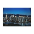 thumbnail image 3 of Vancouver Night Skyline Canvas Artwork Breathtaking Stunning Cityscape for Home Decor Ready to Hang, 3 of 18
