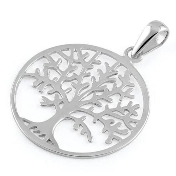 Life Of Tree 925 Sterling Silver Pendant Jewelry