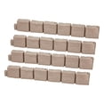 thumbnail image 5 of Faux Stone Landscape Edging, 46.8 x 3.9 in Realistic Lawn Edging, Flexible Brick-Sized Garden Edging Border with Anchoring Spikes, Fade-Resistant Yard Edging for Driveways Walkway Brown, 5 of 6