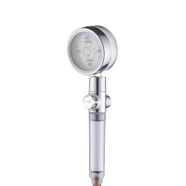 Baohd Plastic Automatic LED 360 Degree Rotary Color Changing Sprayer Hand-shower Indoor Hotel Accessories