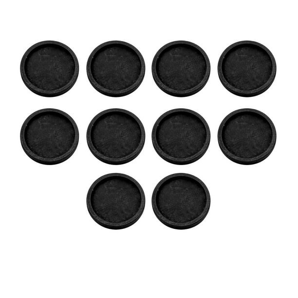 10 piezas de base de broche de madera, bandejas para broches, broches con clip, alfiler grueso, bandeja con bisel redondo negro 25mm