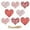 Mixed Color, variant on Kraoden 8 Pcs Paper Gift Tags Heart Shape Gift Tags Hang Tag Valentine's Day Gift Tags with String for Valentine's Day Wedding Mother's Day Thanksgiving Party DIY Wrapping