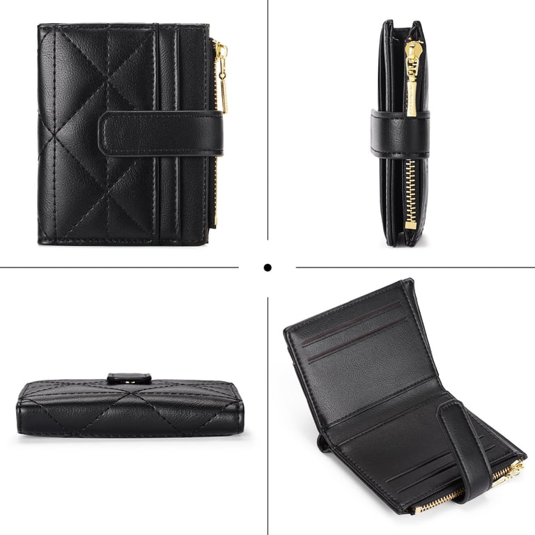 Small Leather Bifold Wallet with RFID Blocking photo 3