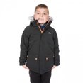 thumbnail image 1 of Trespass - Abrigo parka impermeable modelo Holsey para niño (Negro) Trespass UTTP3468_P, 1 of 3