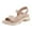 Light Pink, variant on Gubotare Women's Orthopedic Sport Sandals Shoes with Soft Cushion Foam Arch Support Casual Platform Shoes Dressy Back Strap (Beige,Size 7)