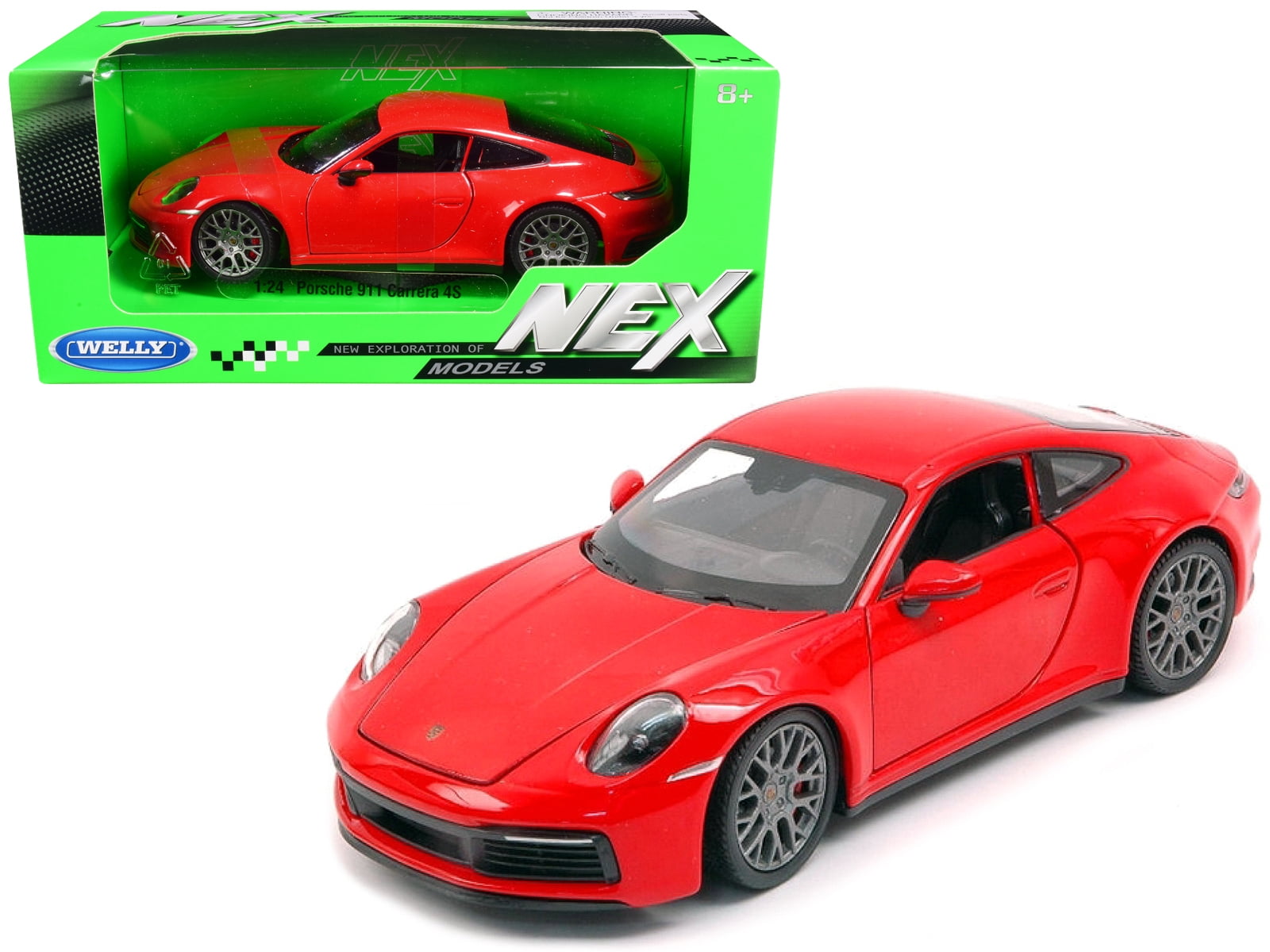 Porsche 959 Red with Silver Wheels 