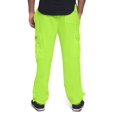 thumbnail image 4 of Victorious Men's Heavyweight Fleece Relaxed Lounge Cargo Sweatpants - Neon Green - X-Large, 4 of 6