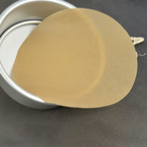 HEANUJJ  Greaseproof Baking Paper 100 Sheets Light Brown Nonstick Kitchen